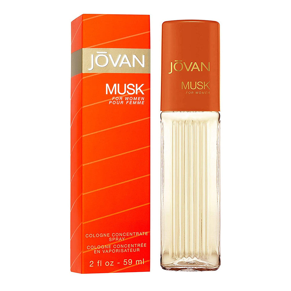 Jovan Musk for Women Cologne Concentrate Spray, 2 Oz